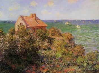 Claude Oscar Monet : Fisherman's Cottage at Varengeville